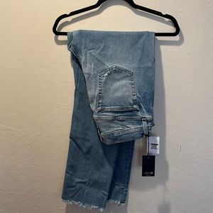 Joes high rise straight ankle jeans